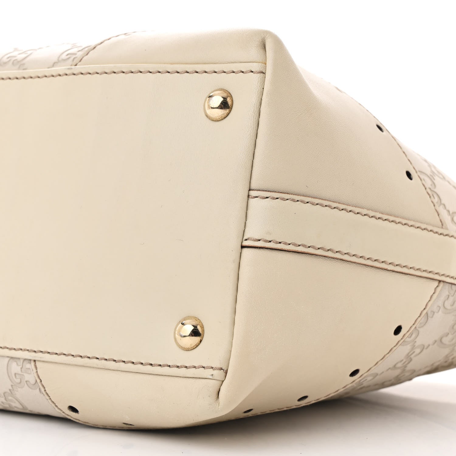 Gucci Guccissima Large Punch Tote Ivory 10 of 14