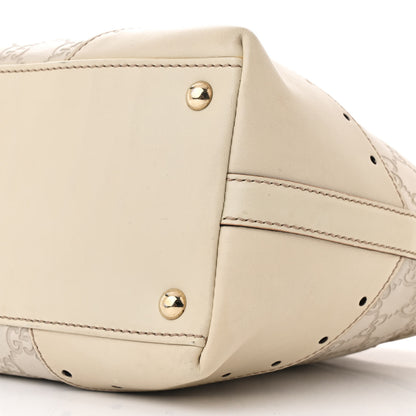 Gucci Guccissima Large Punch Tote Ivory 10 of 14
