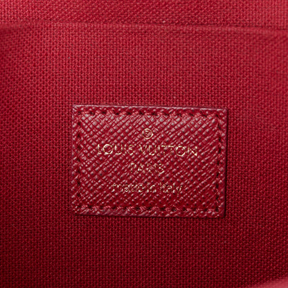 Louis Vuitton Monogram Pochette Felicie Chain Wallet Fuchsia 6 of 10