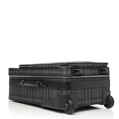 Burberry Smoked Check Carry-On Suitcase Black 3 of 14