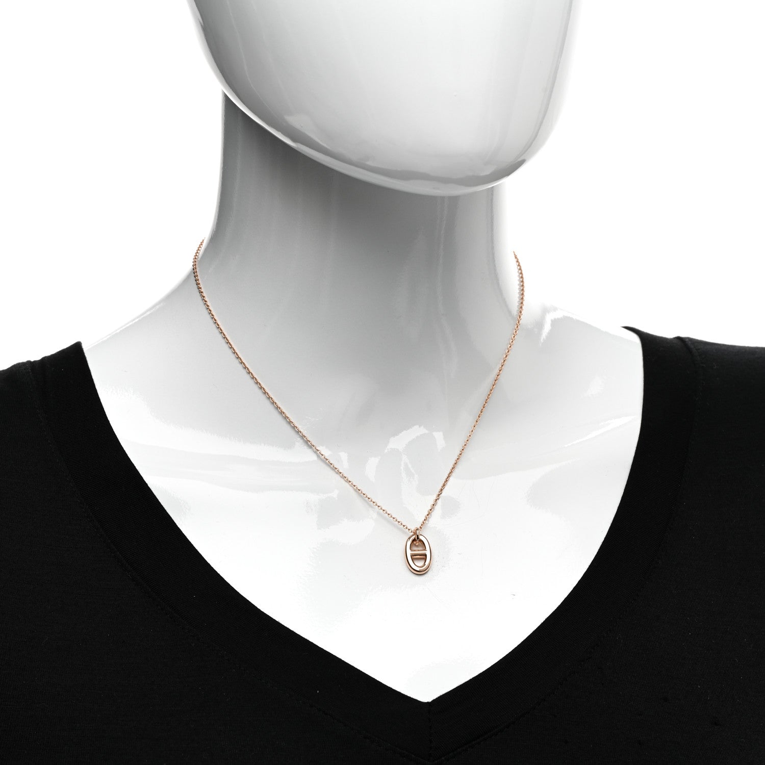 Hermes 18K Rose Gold PM Farandole Pendant Necklace 2 of 5