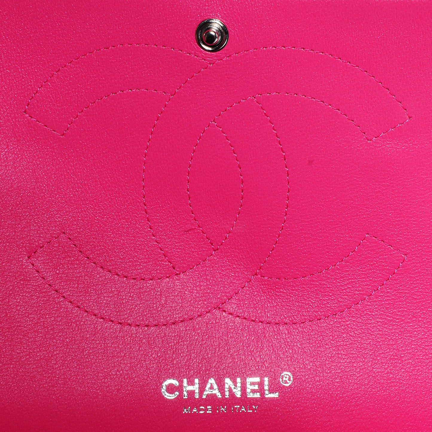 Lambskin Jumbo Double Flap Pink