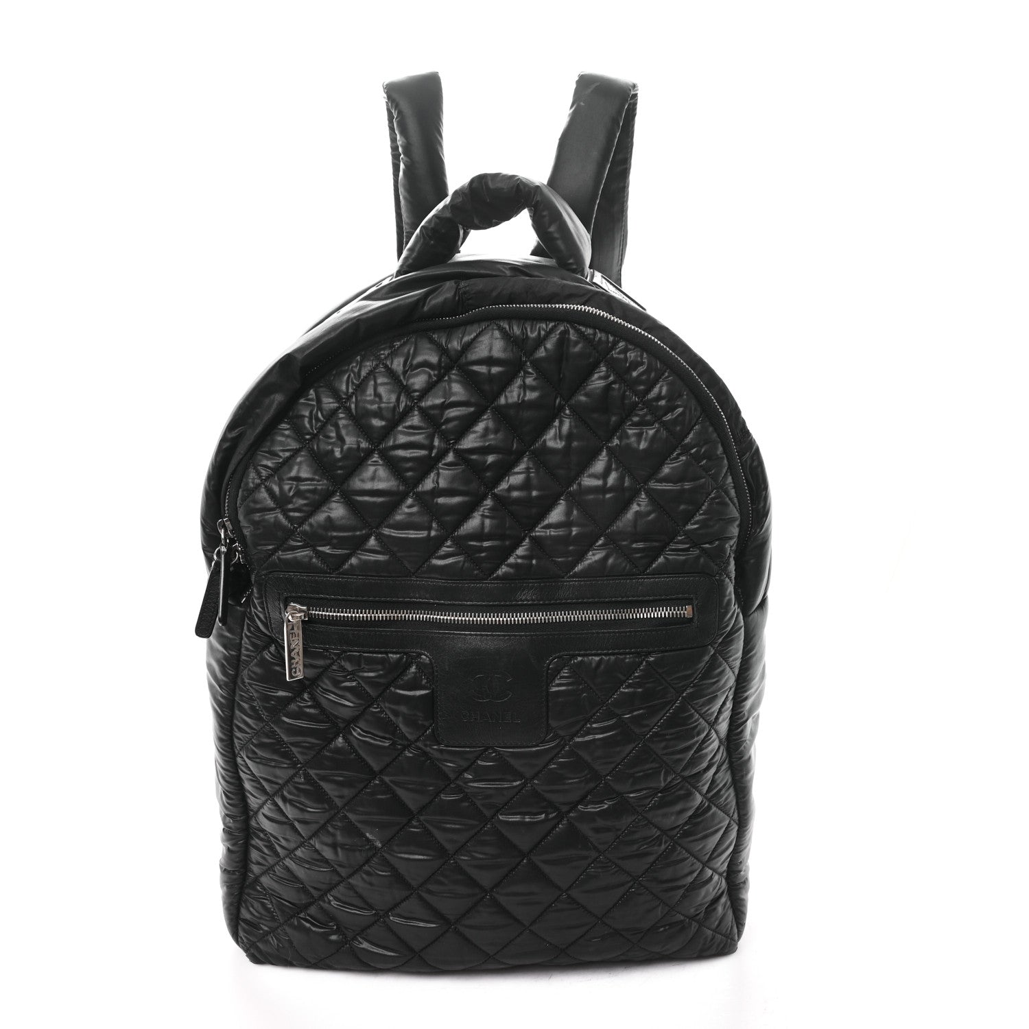 Chanel Nylon Quilted Coco Cocoon Backpack Black 1 of 14
