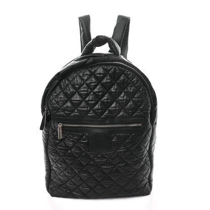 Chanel Nylon Quilted Coco Cocoon Backpack Black 1 of 14
