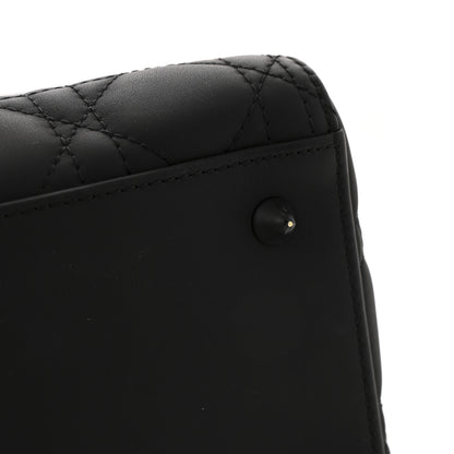 Christian Dior Ultra Matte Calfskin Cannage Medium Lady Dior Black 13 of 13