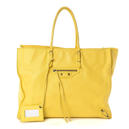Balenciaga Veau Papier A4 Tote Yellow 1 of 10
