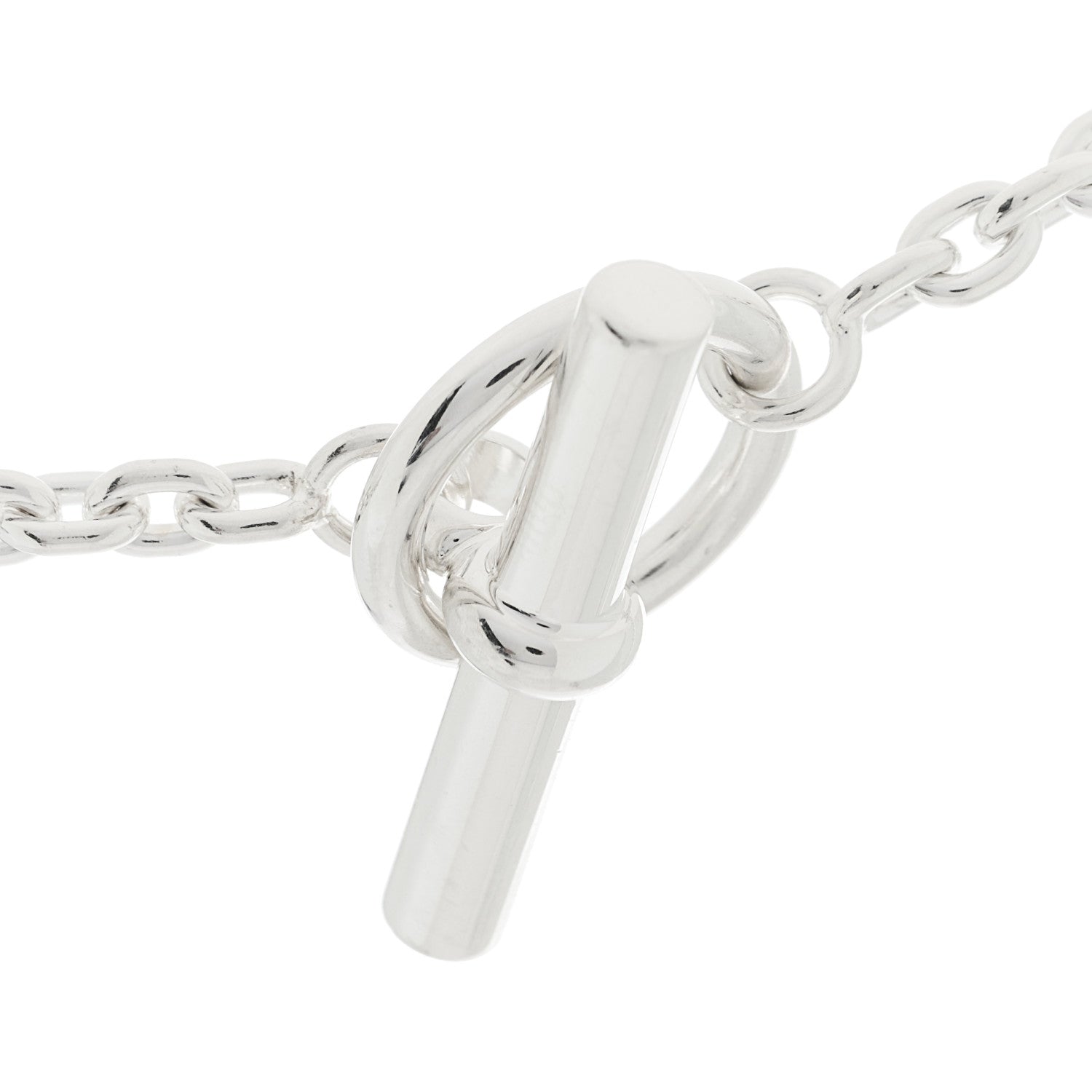 Hermes Sterling Silver Farandole Necklace 80 5 of 6