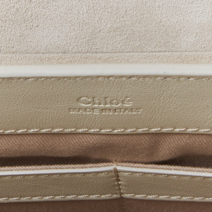Chloe Smooth Calfskin Quilted Small Faye Day Shoulder Bag Natural White 8 of 8