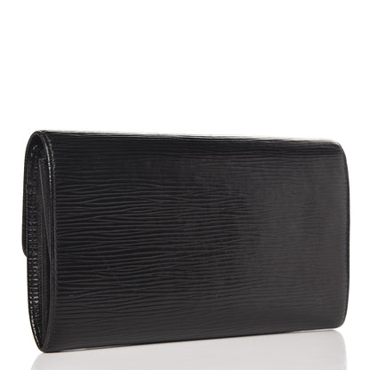 Louis Vuitton Epi Sarah Wallet Black 3 of 9