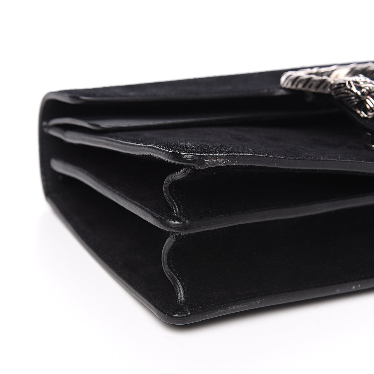 Gucci Suede Small Dionysus Shoulder Bag Black 7 of 12