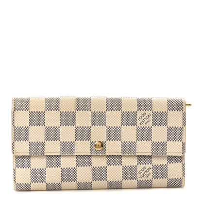 Louis Vuitton Damier Azur Sarah Wallet 1 of 8