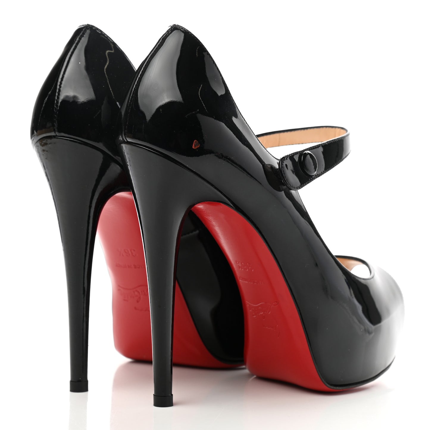Kid Patent Jane Vendome 120 Pumps 36.5 Black