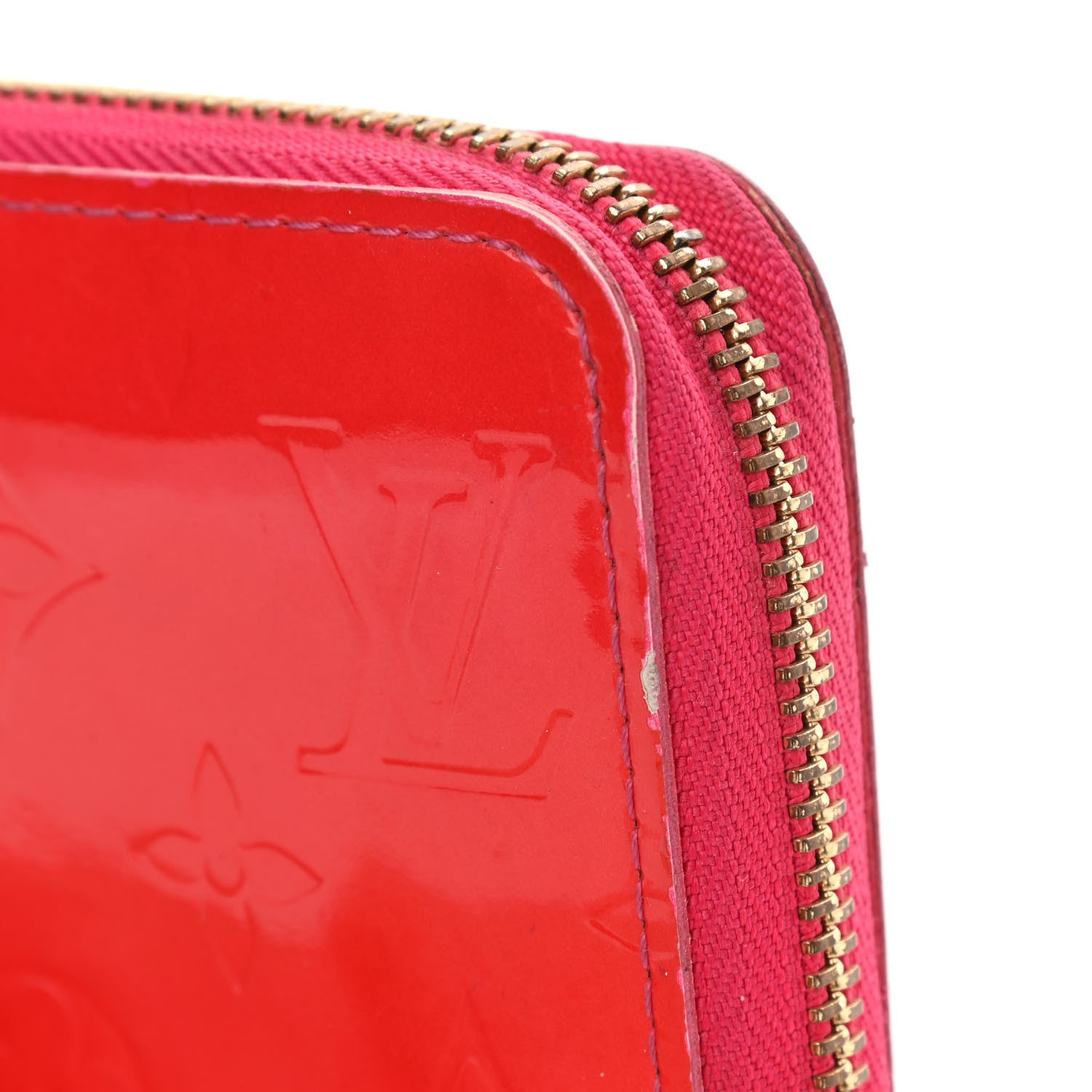 Louis Vuitton Vernis Zippy Wallet Rose Pop 9 of 12