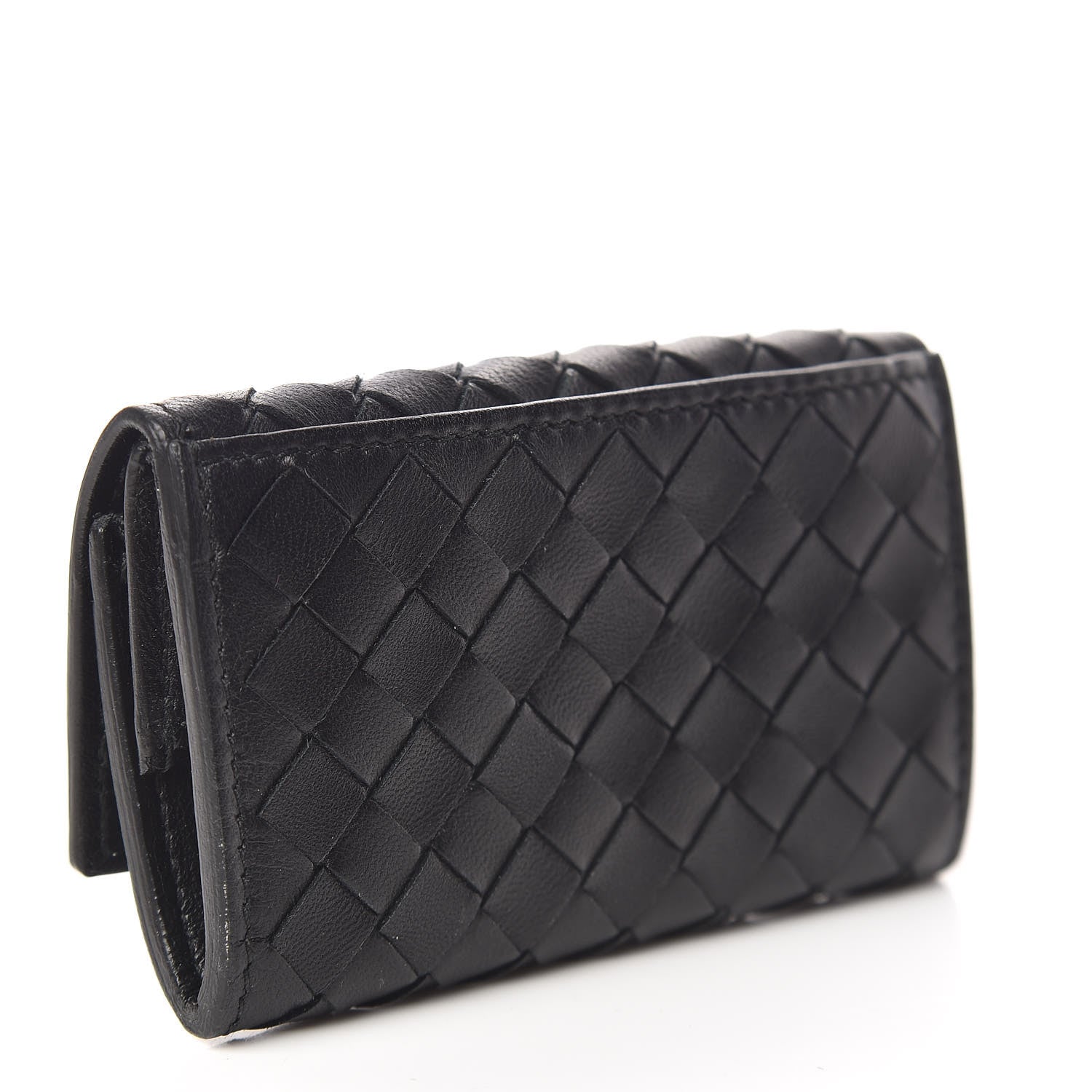 Bottega Veneta Nappa Intrecciato Card Holder Black 3 of 8