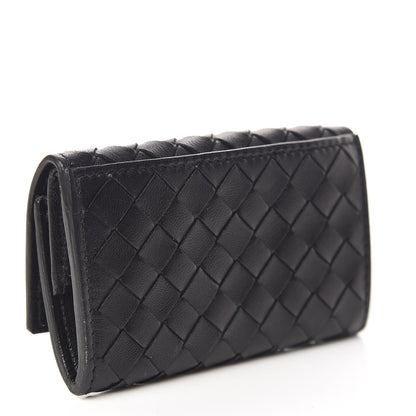Bottega Veneta Nappa Intrecciato Card Holder Black 3 of 8