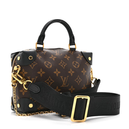 Louis Vuitton Monogram Petite Malle Souple Black 3 of 9