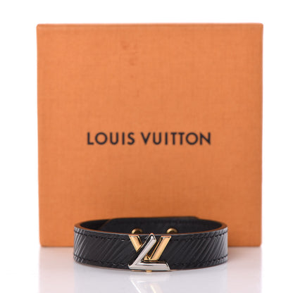 Louis Vuitton Epi Twist It Bracelet 17 Black 6 of 6