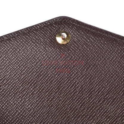 Louis Vuitton Damier Ebene Sarah Wallet NM 6 of 8