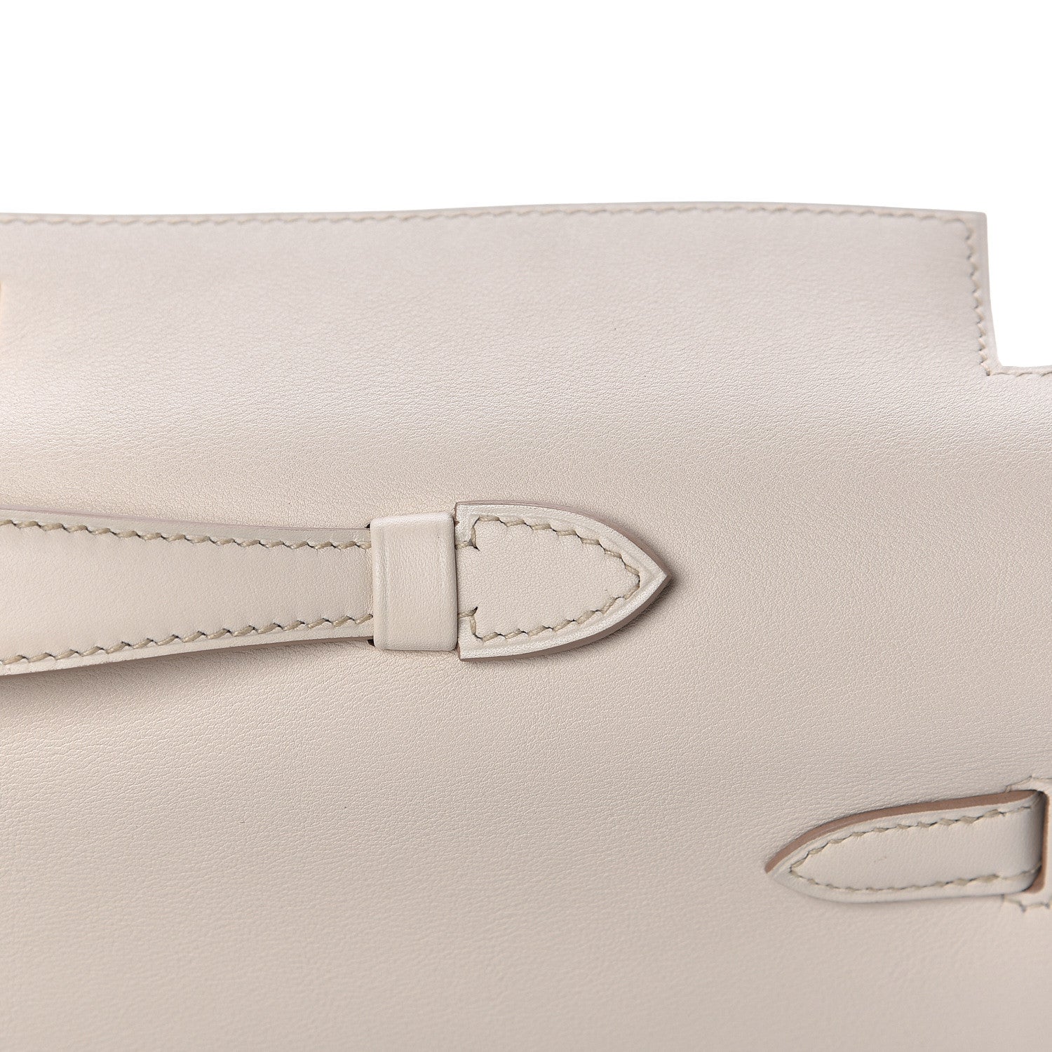 Hermes Swift Kelly Cut Clutch Pochette Beton 16 of 24