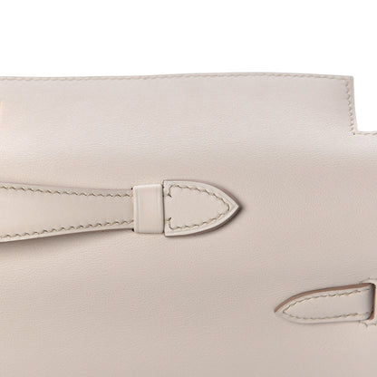 Hermes Swift Kelly Cut Clutch Pochette Beton 16 of 24