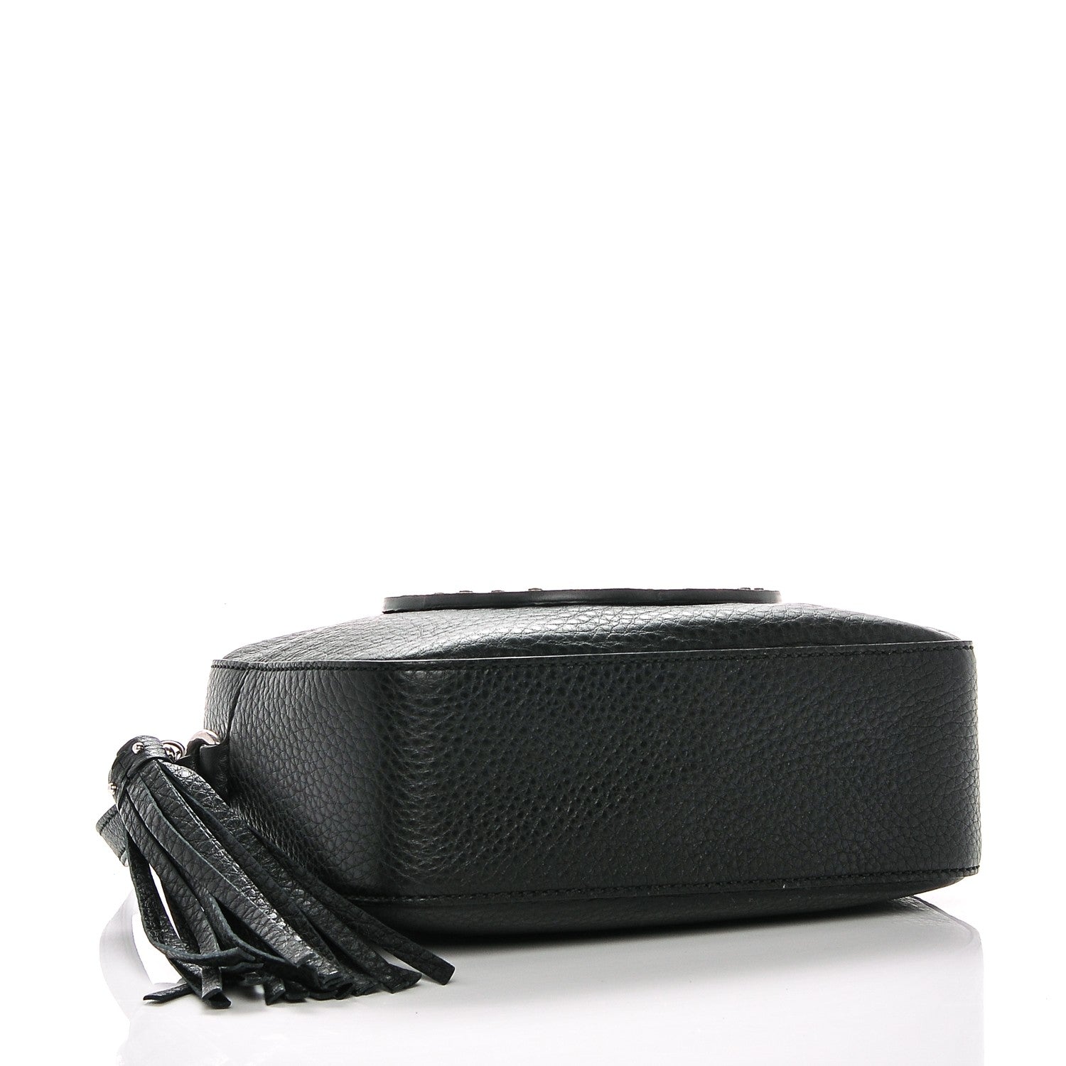 Gucci Pebbled Calfskin Studded Small Soho Disco Bag Black 4 of 7