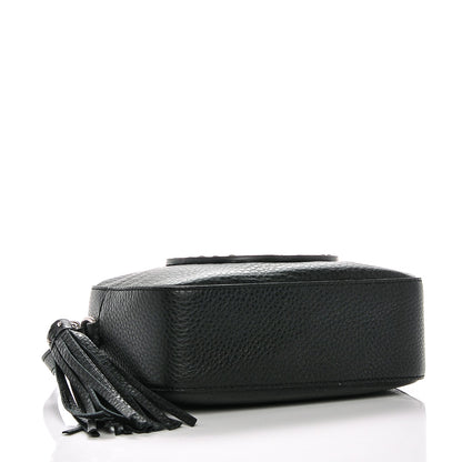Gucci Pebbled Calfskin Studded Small Soho Disco Bag Black 4 of 7