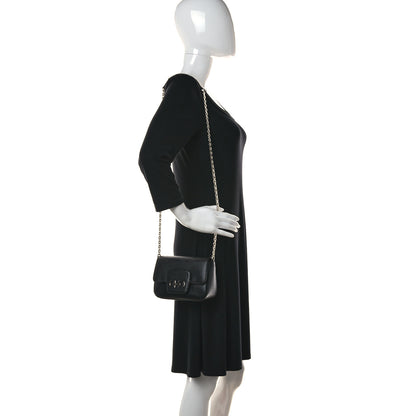 Salvatore Ferragamo Saffiano Paris Crossbody Bag Black 2 of 12