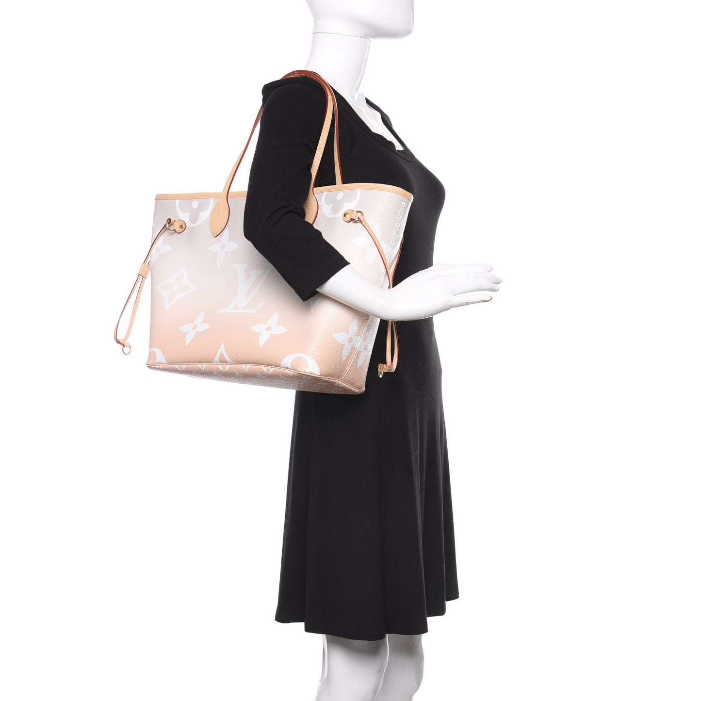 Monogram Giant By The Pool Neverfull MM Brume