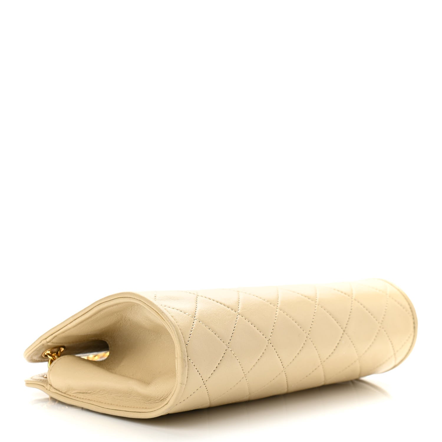 Chanel Calfskin Quilted Small Shoulder Bag Beige 6 of 13