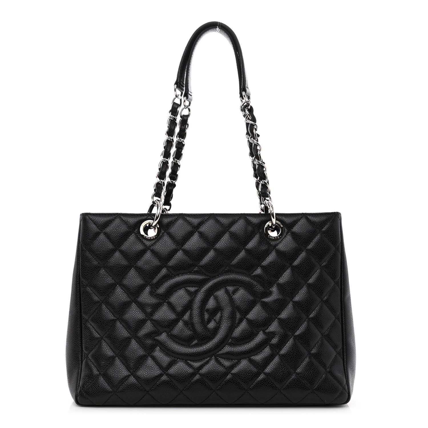 Chanel Caviar Quilted Grand Shopping Tote GST Black 1 of 10