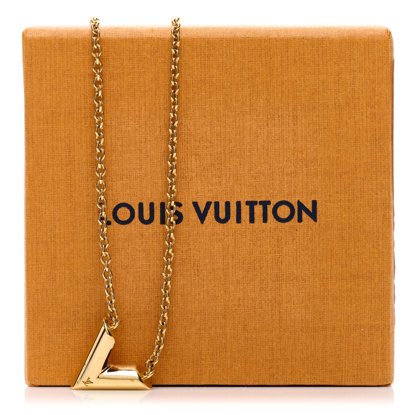 Essential V Necklace Rose Gold