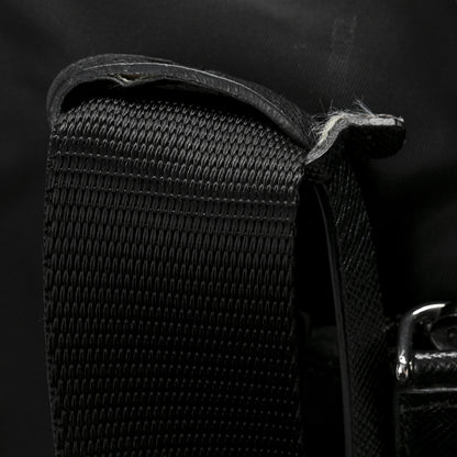 Prada Tessuto Nylon Saffiano Carry On Travel Bag Black 12 of 13
