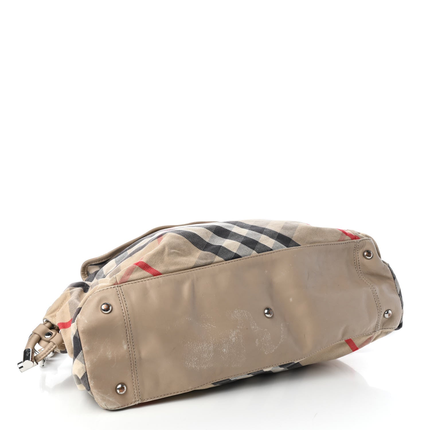 Burberry Nova Check Tote Diaper Bag Beige 5 of 13