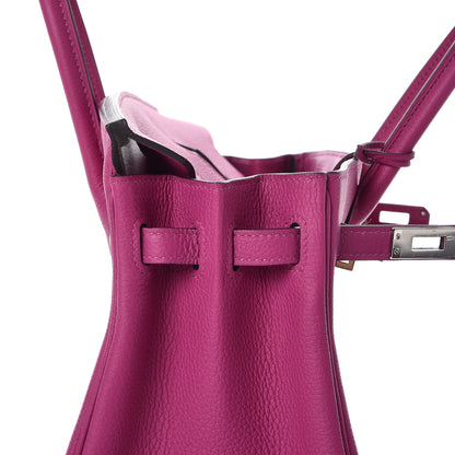 Hermes Togo Birkin 25 Rose Pourpre 13 of 37