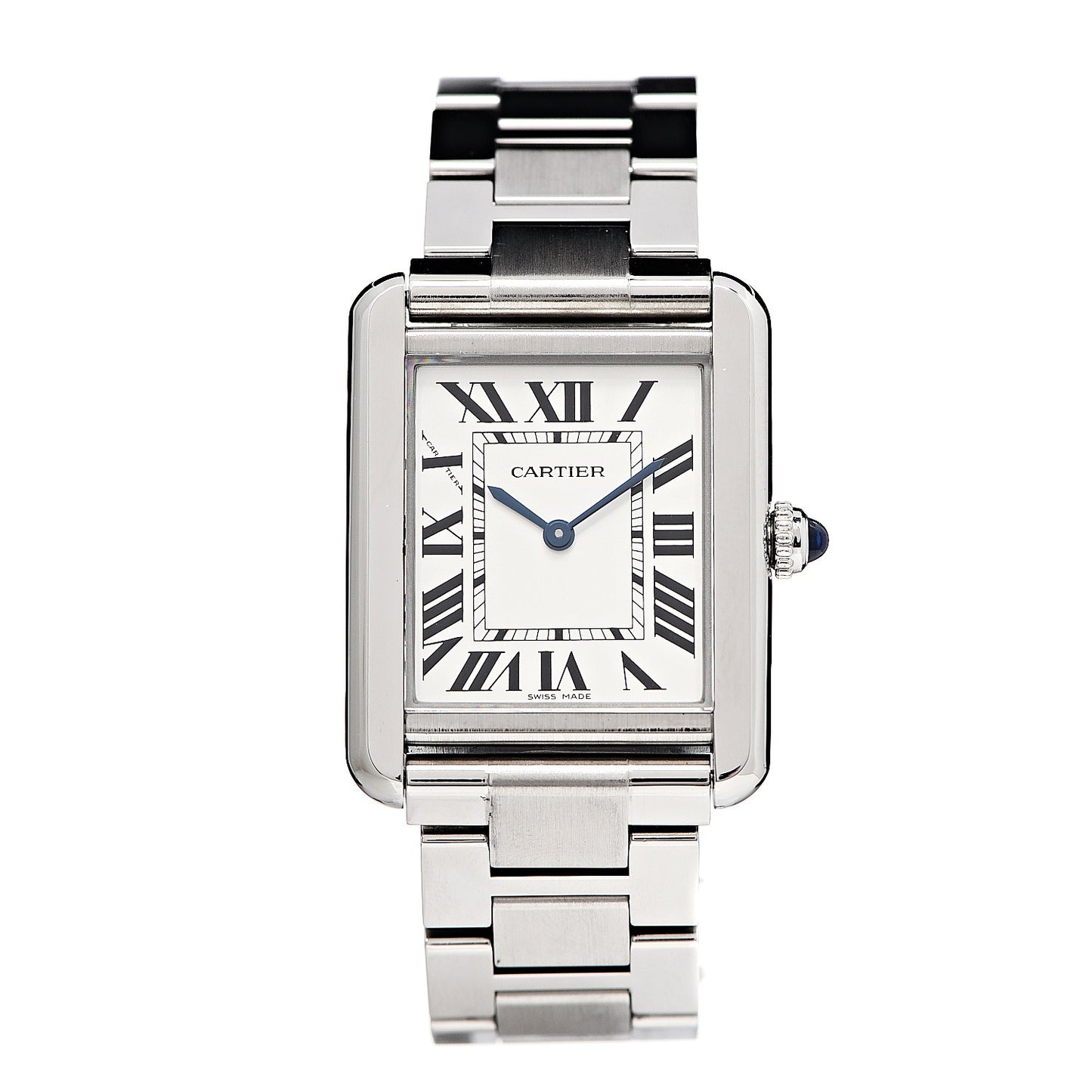 Stainless Steel 24mm Tank Solo Quartz Watch