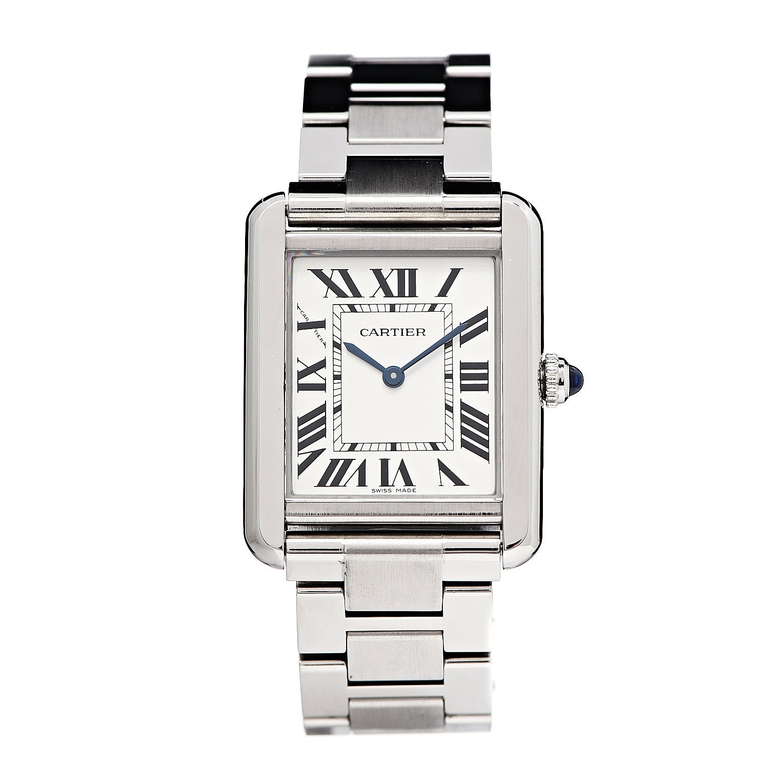 Cartier Stainless Steel 24mm Tank Solo Quartz Watch 1 of 5