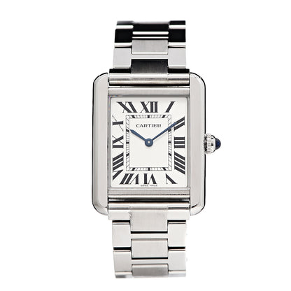Cartier Stainless Steel 24mm Tank Solo Quartz Watch 1 of 5