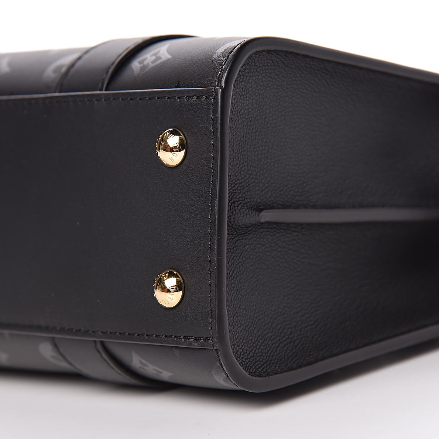 Monogram Cuir Plume Very Open Tote BB Black
