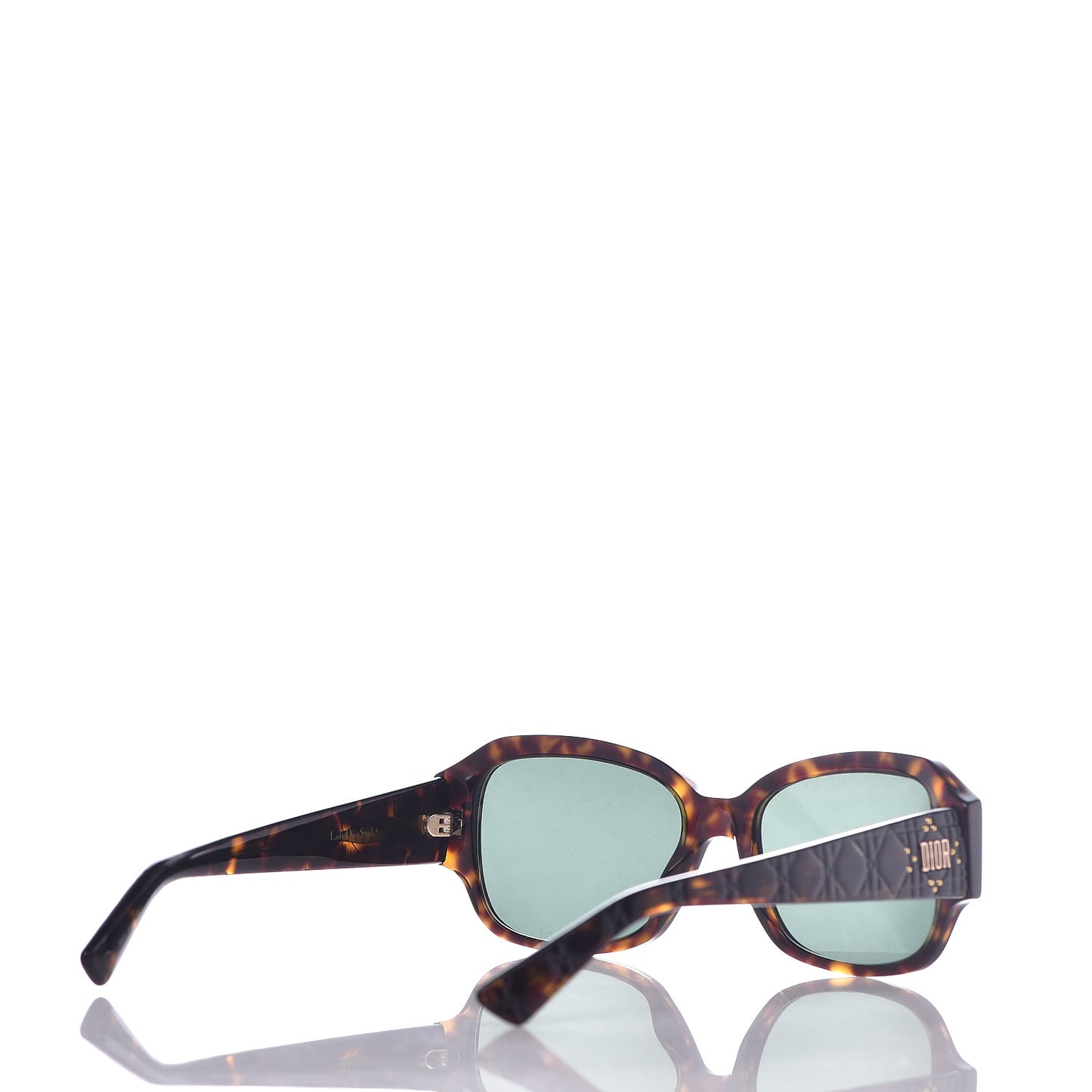 Acetate Cannage Lady Dior Studs 5 Sunglasses Havana