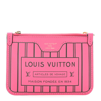 Louis Vuitton Calfskin Neverfull Inside Out BB Pochette Rose Pondichery 1 of 6
