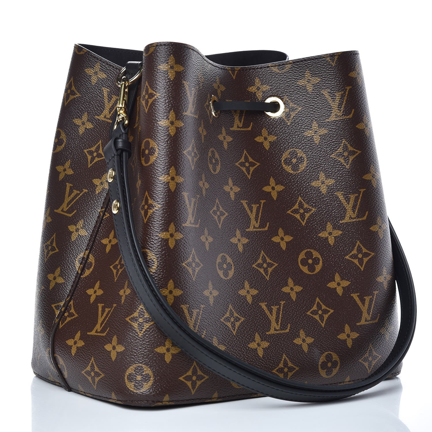 Louis Vuitton Monogram Neonoe MM Black 3 of 9