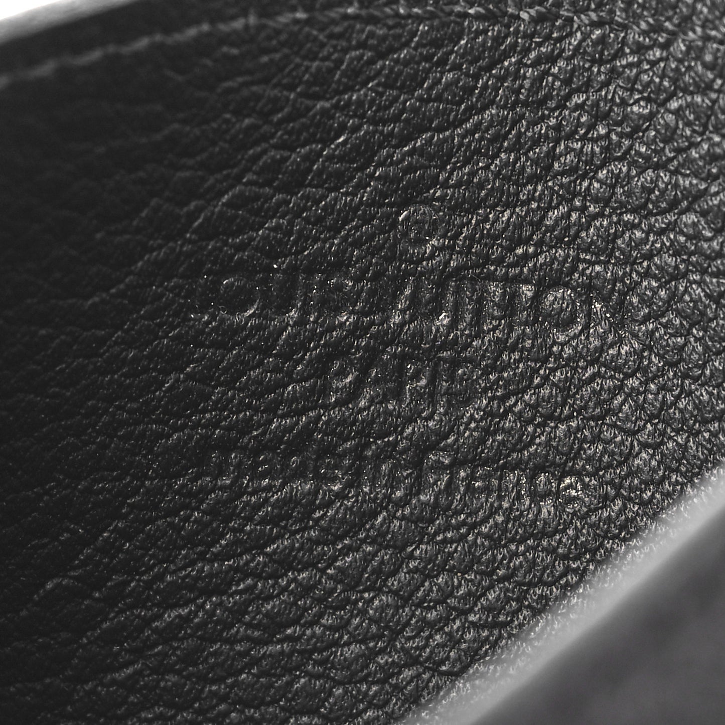 Calfskin Monogram Shadow Double Card Holder Black