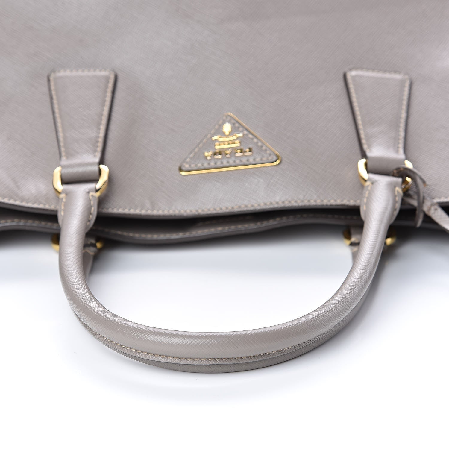 Prada Saffiano Lux Large Tote Argilla 12 of 16