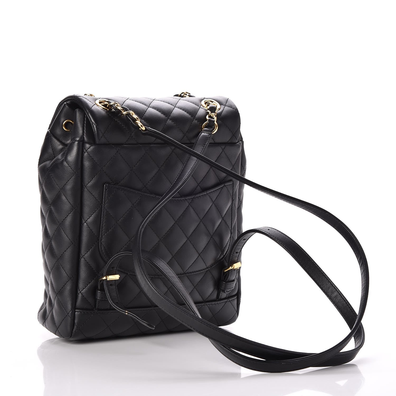 Chanel Calfskin Quilted Small Urban Spirit Backpack Black 3 of 9