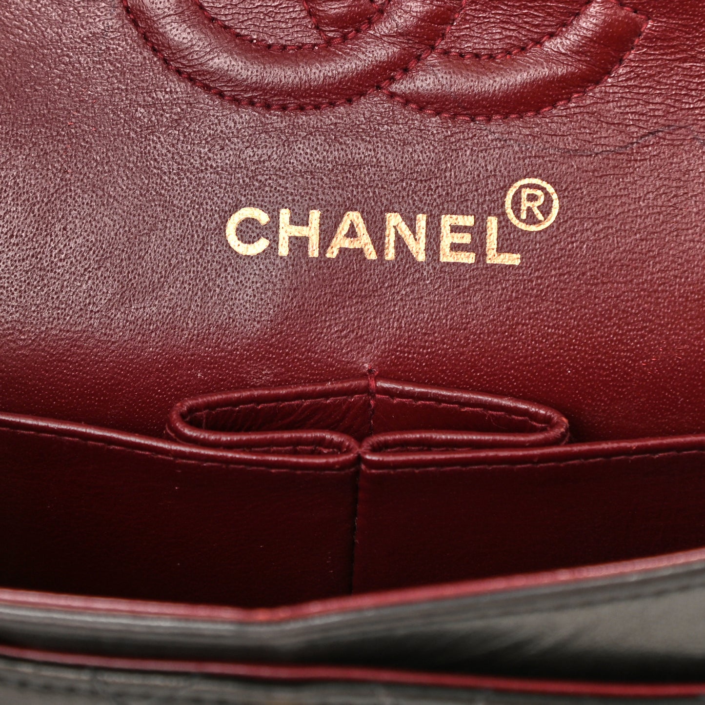 Lambskin Quilted Small Double Flap Black