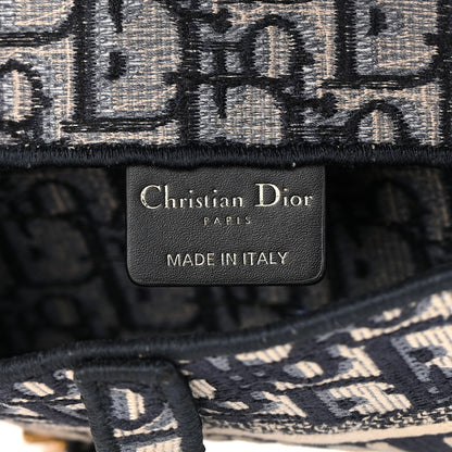 Christian Dior Oblique Slim Saddle Pouch Blue 6 of 13