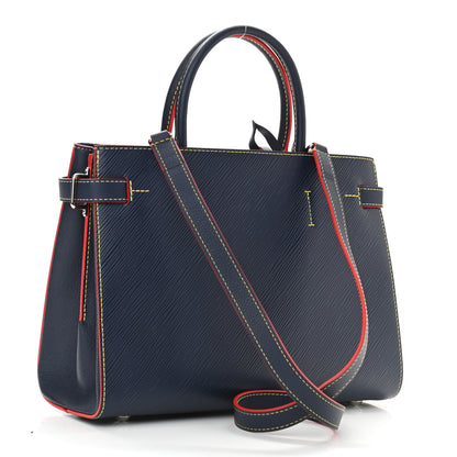 Louis Vuitton Epi Twist Tote Indigo 3 of 9