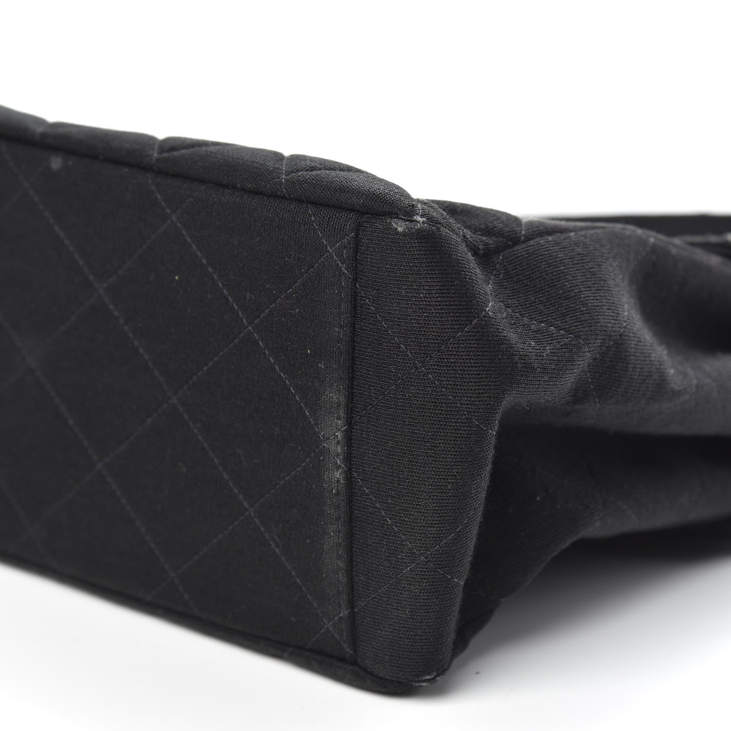 Chanel Jersey Quilted Double Sided Flap Black 9 of 15