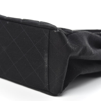 Chanel Jersey Quilted Double Sided Flap Black 9 of 15