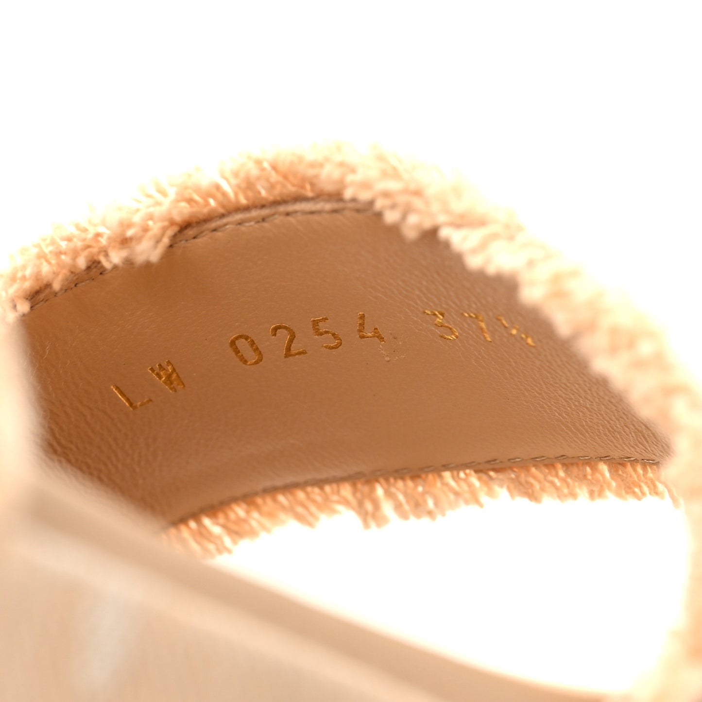 Denim Maya Flatform Sandals 37.5 Beige